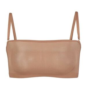 SKIMS Fits Everybody Shear Sculpt Bandeau in the color Sienna. Size XL.Brand new